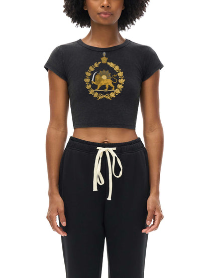 Snow Washed Crop Top