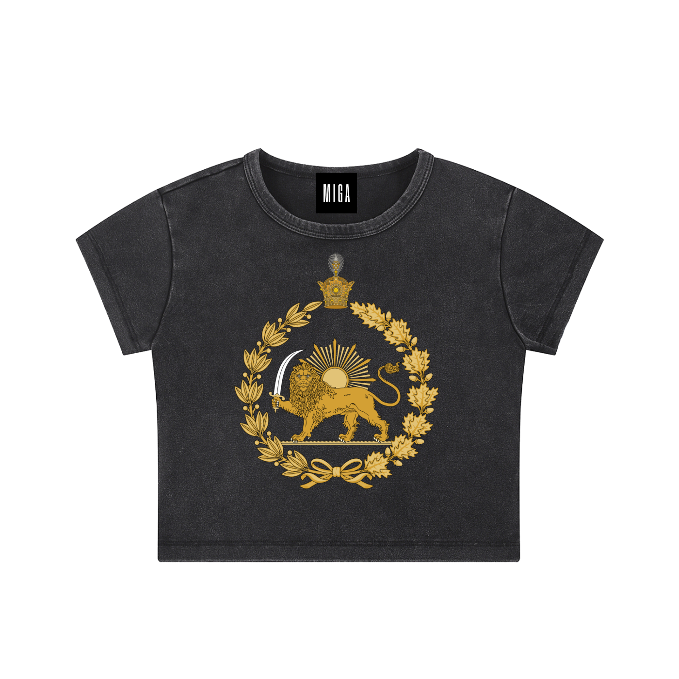 Snow Washed Crop Top